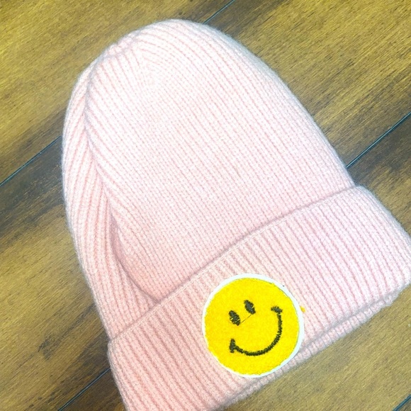 Smiley Face Beanie - Picture 2 of 2
